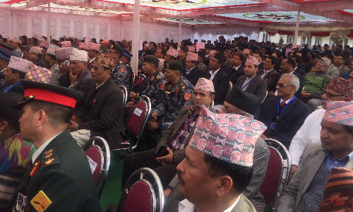 Oath Ceremony of Chief Minister of Gandaki Province